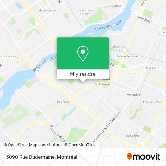 5090 Rue Dudemaine plan