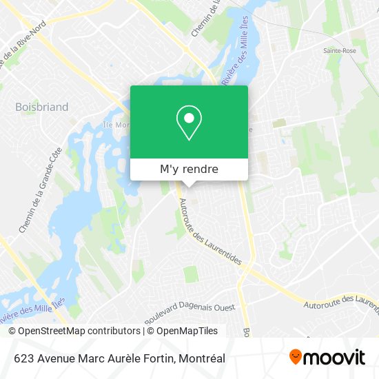 623 Avenue Marc Aurèle Fortin plan