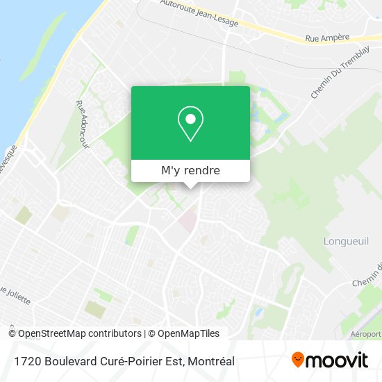 1720 Boulevard Curé-Poirier Est plan