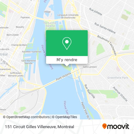 151 Circuit Gilles Villeneuve plan