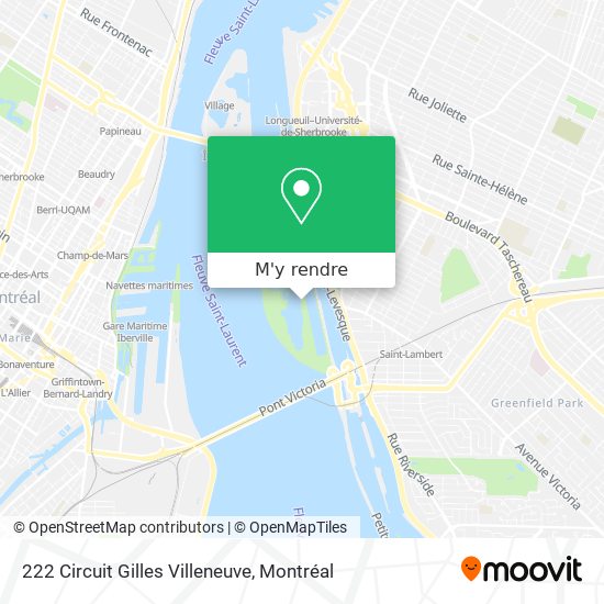 222 Circuit Gilles Villeneuve plan