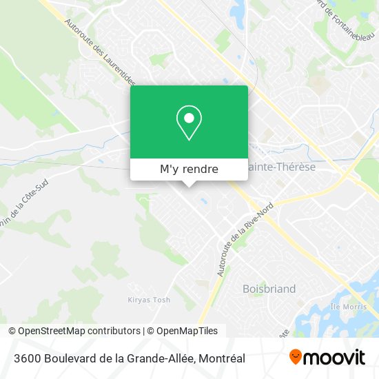 3600 Boulevard de la Grande-Allée plan
