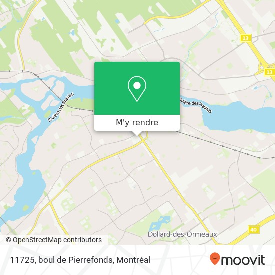 11725, boul de Pierrefonds plan