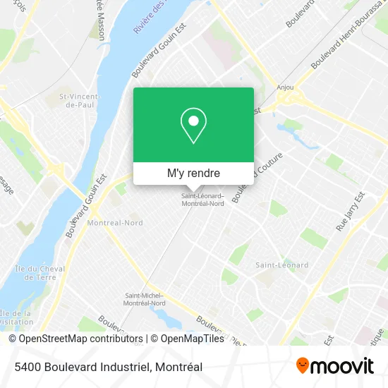 5400 Boulevard Industriel plan