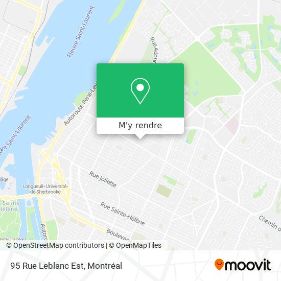 95 Rue Leblanc Est plan