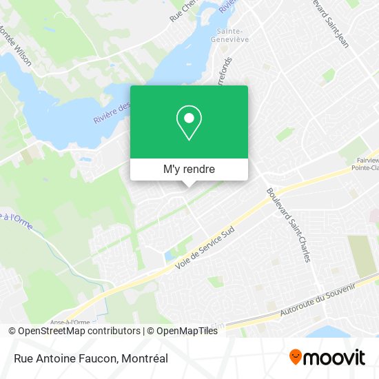 Rue Antoine Faucon plan
