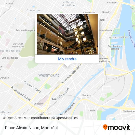 Place Alexis-Nihon plan