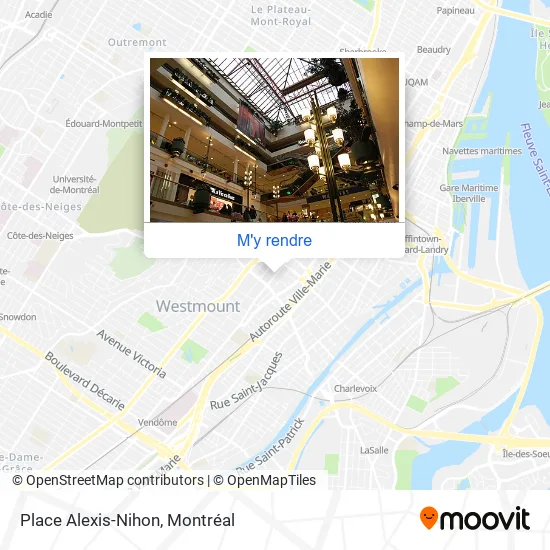 Place Alexis-Nihon plan