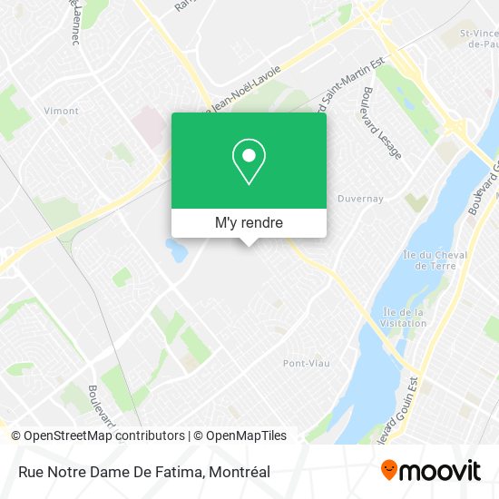 Rue Notre Dame De Fatima plan