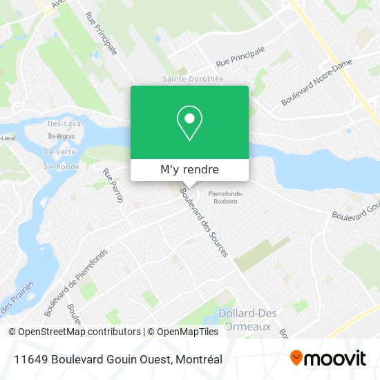 11649 Boulevard Gouin Ouest plan