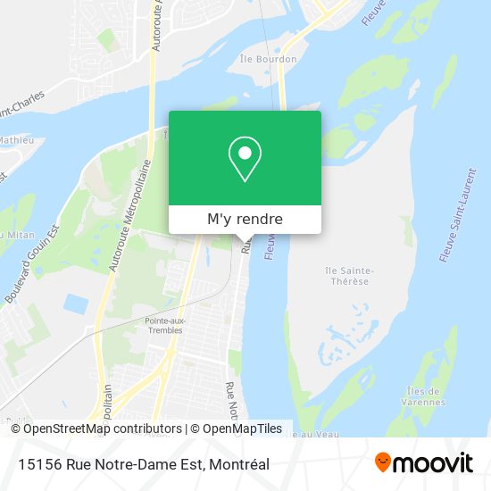 15156 Rue Notre-Dame Est plan