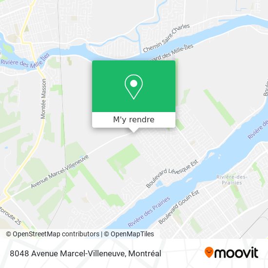 8048 Avenue Marcel-Villeneuve plan