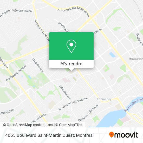 4055 Boulevard Saint-Martin Ouest plan