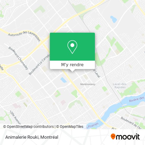 Animalerie Rouki plan