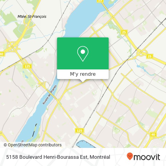 5158 Boulevard Henri-Bourassa Est plan