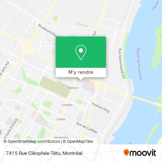 7415 Rue Cléophée-Têtu plan