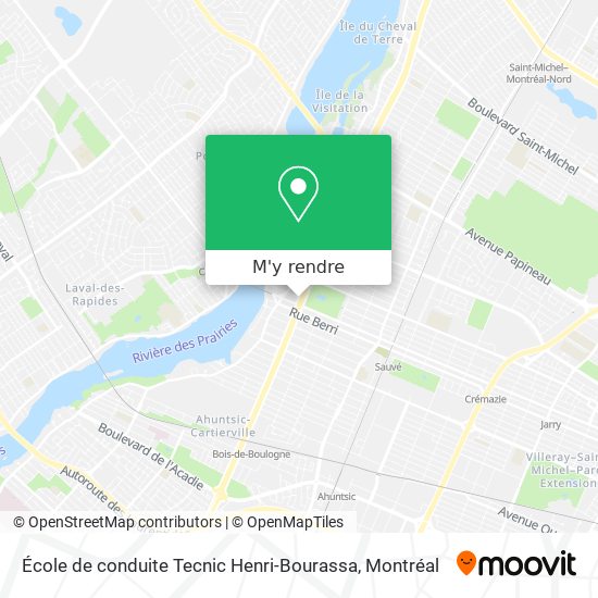 École de conduite Tecnic Henri-Bourassa plan