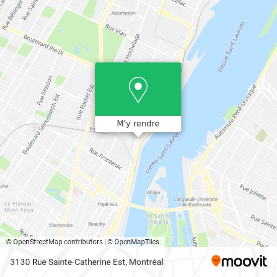 3130 Rue Sainte-Catherine Est plan