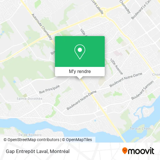 Gap Entrepôt Laval plan