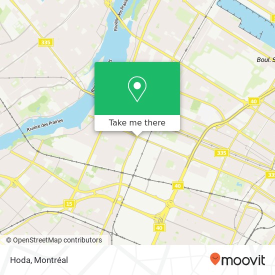 Hoda, 10 Rue Sauvé O Montréal, QC H3L 3P9 plan