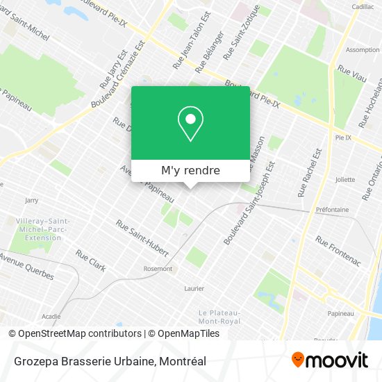 Grozepa Brasserie Urbaine plan