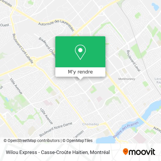 Wilou Express - Casse-Croûte Haitien plan