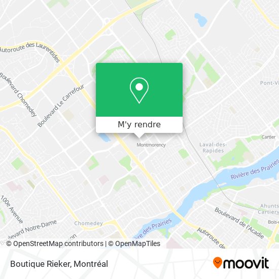 Boutique Rieker plan