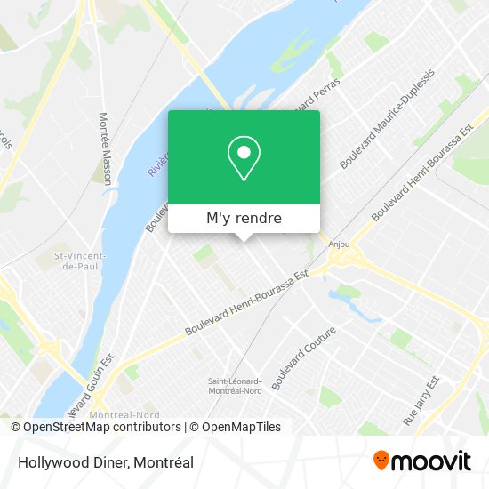 Hollywood Diner plan