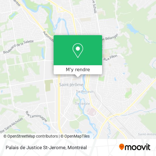 Palais de Justice St-Jerome plan