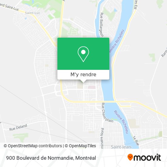 900 Boulevard de Normandie plan