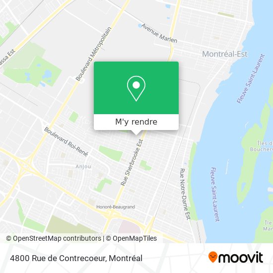 4800 Rue de Contrecoeur plan