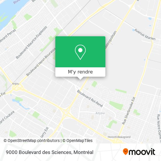 9000 Boulevard des Sciences plan