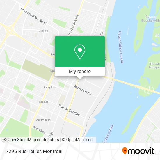 7295 Rue Tellier plan