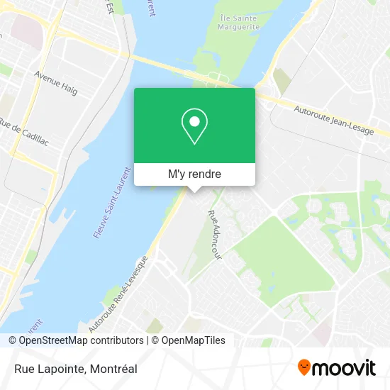 Rue Lapointe plan