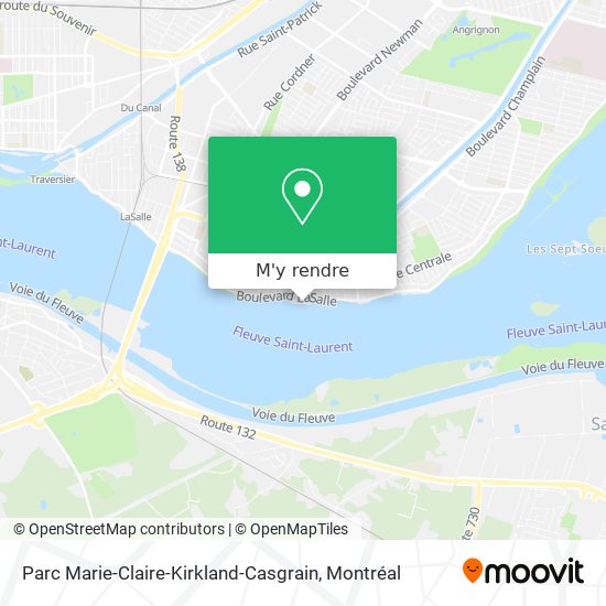 Parc Marie-Claire-Kirkland-Casgrain plan