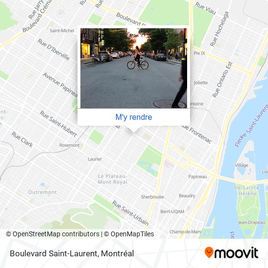 Boulevard Saint-Laurent plan