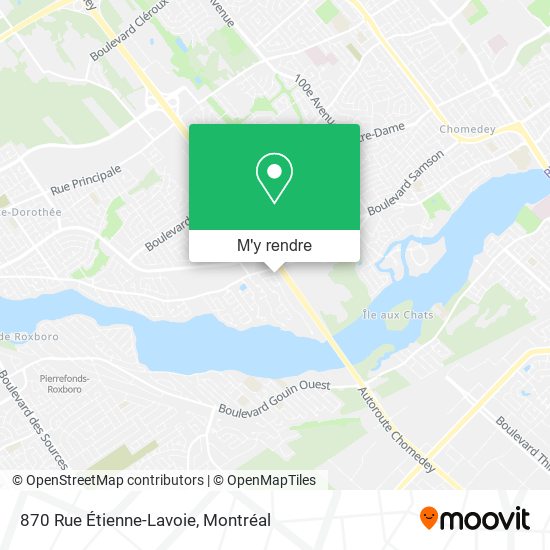 870 Rue Étienne-Lavoie plan