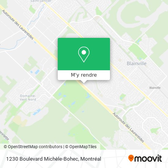 1230 Boulevard Michèle-Bohec plan