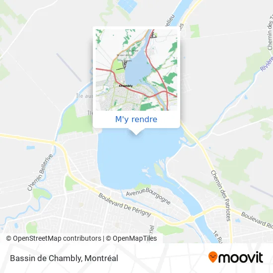 Bassin de Chambly plan