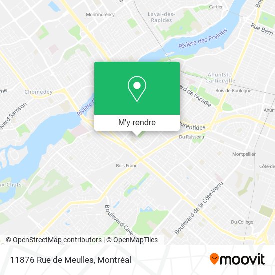 11876 Rue de Meulles plan