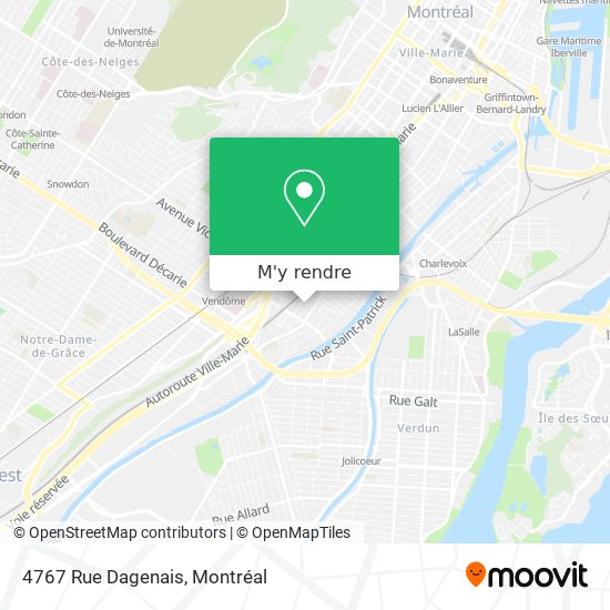 4767 Rue Dagenais plan