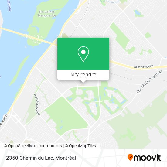 2350 Chemin du Lac plan