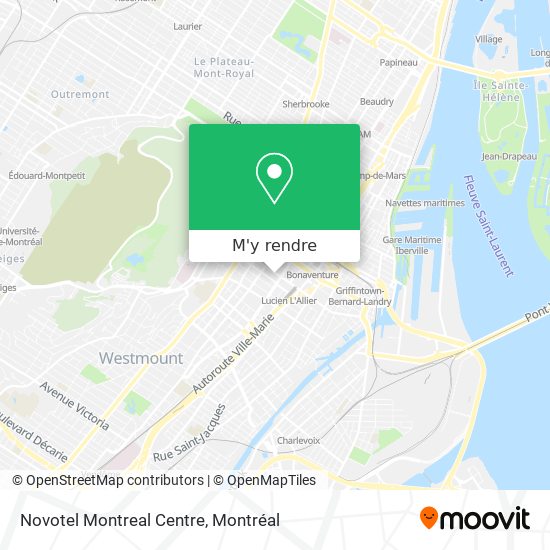 Novotel Montreal Centre plan