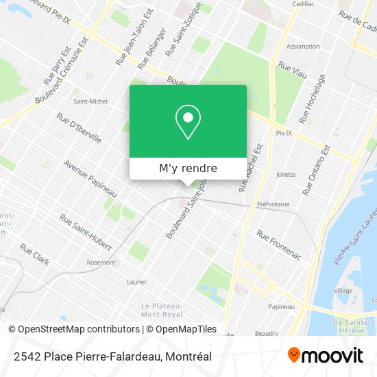 2542 Place Pierre-Falardeau plan
