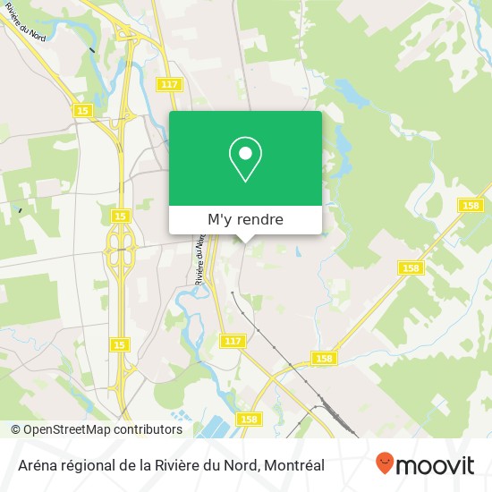 Aréna régional de la Rivière du Nord plan