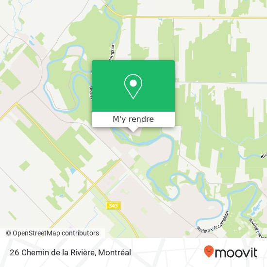 26 Chemin de la Rivière plan