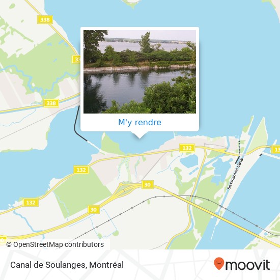 Canal de Soulanges plan