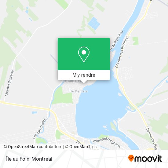 Île au Foin plan