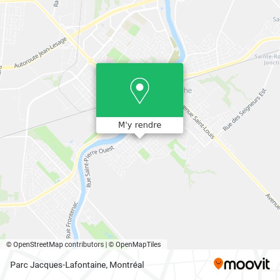 Parc Jacques-Lafontaine plan