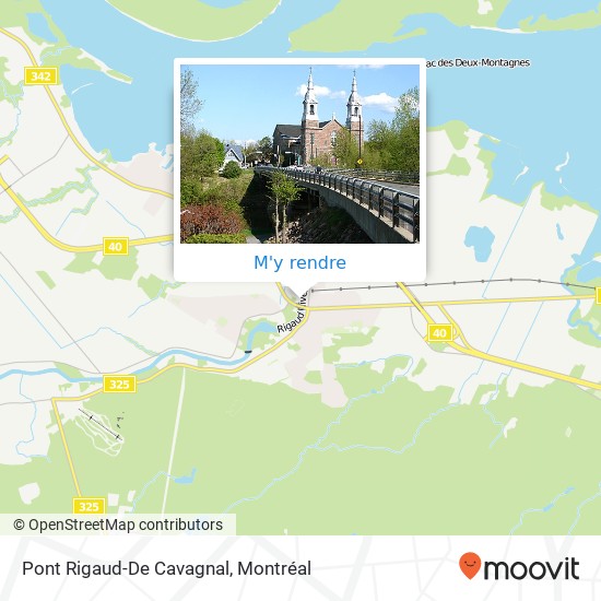 Pont Rigaud-De Cavagnal plan